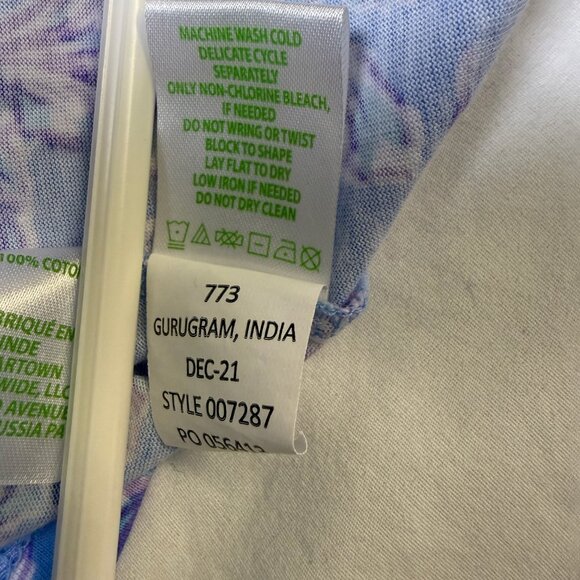 Lilly Pulitzer Lorina Swing Dress Small Blue Peri Turtle EUC - Picture 6 of 10